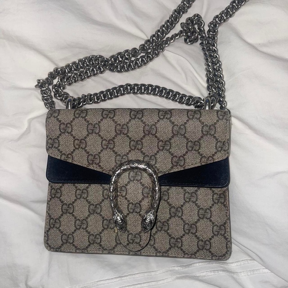 Gucci Dionysus GG Supreme Mini Bag Beige
